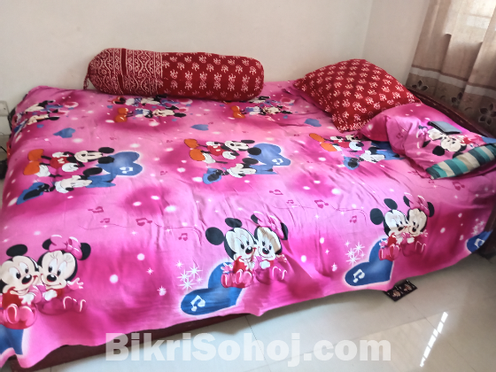 বক্স খাট + রিডিং টেবিল